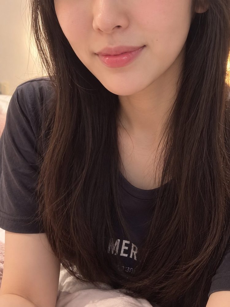 笑顔の女性